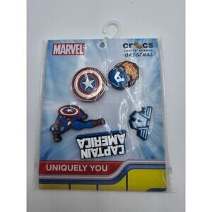Crocs Marvel Captain America Jibbitz Set - 5 Pack